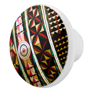 Colourful Spanish Architecture Ceramic Knob