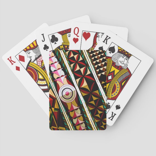 Colourful Spanish Ceiling Architecture Playing Cards (Back)
