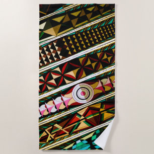 Colourful Spanish Ceiling  Beach Towel