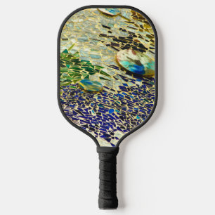 Colourful Spanish Mosaic  Pickleball Paddle