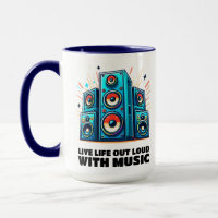 Colourful Speakers Live Life Out Loud with Music