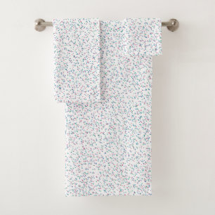 Colourful Speckled Spring Dots  Bath Towel Set