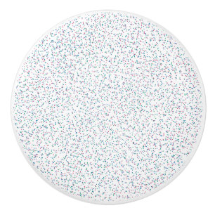 Colourful Speckled Spring Dots Ceramic Knob