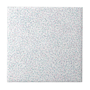 Colourful Speckled Spring Dots Ceramic Tile
