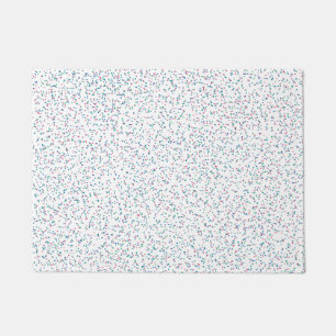 Colourful Speckled Spring Dots Doormat
