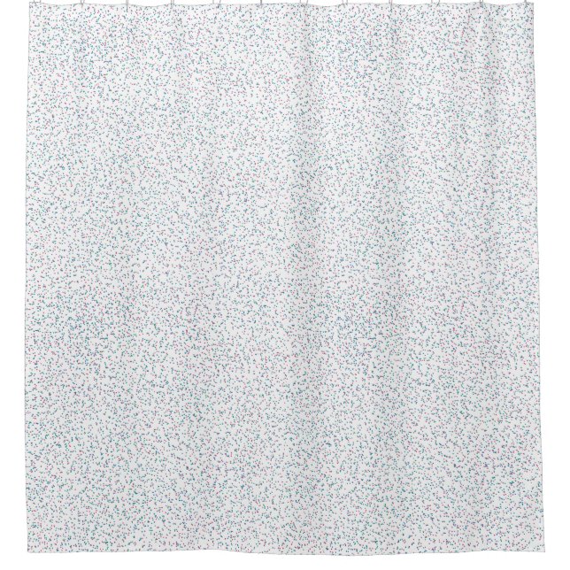 Colourful Speckled Spring Dots  Shower Curtain (Front)