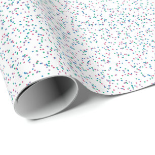 Colourful Speckled Spring Dots  Wrapping Paper