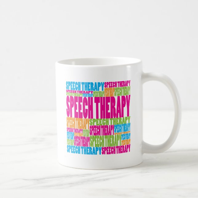 Colourful Speech Therapy Coffee Mug (Right)