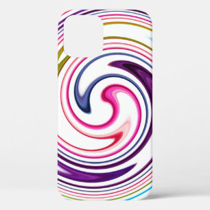 Colourful Spiral Abstract Background #2 iPhone 12 Pro Case
