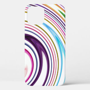 Colourful Spiral Abstract Background iPhone 12 Pro Case