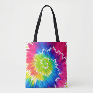 Colourful Spiral Aesthetic Shopper Bag