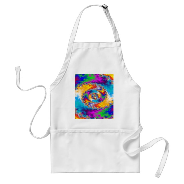 Colourful Spiral Design: Standard Apron (Front)