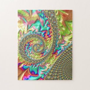 Colourful Spiral Jigsaw Puzzle