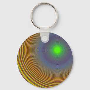 Colourful Spiral Keychain