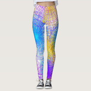 Colourful Spiral Leggings