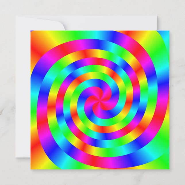 colourful spiral mandala (Front)
