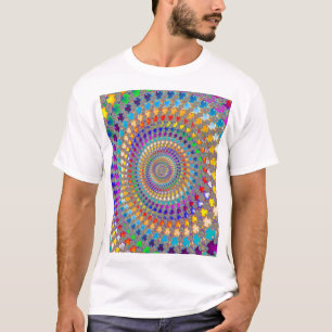 Colourful Spiral Pattern T-Shirt