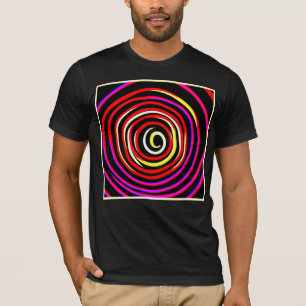 Colourful Spiral Pattern T-Shirt