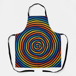 Colourful Spiral Swirl Apron