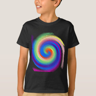 colourful spiral T-Shirt