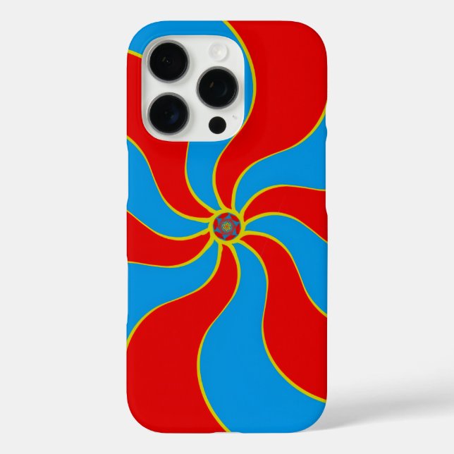 Colourful Spiral Wave Pattern Case-Mate iPhone Case (Back)