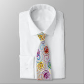 Colourful Spirals - Tie (Tied)