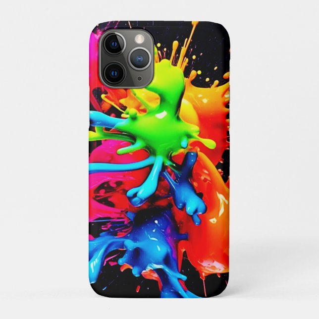 Colourful Splash Abstract Case-Mate iPhone Case (Back)