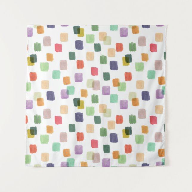 Colourful Splash: Abstract Seamless Background Tapestry (Front)