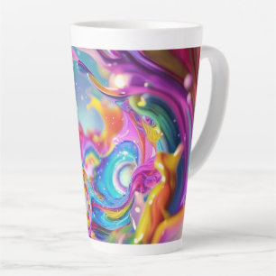 Colourful Splash Mug - Ideal for Lattes and More