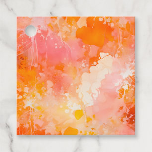 Colourful Splatter Paint Art Gift Tags