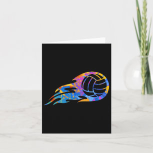 Colourful Sport Volleyball Graphic - Volleyballer Card