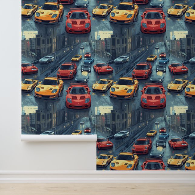 Colourful sports car wallpaper for automotive fans (Application)