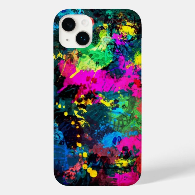 Colourful spot stain art Case-Mate iPhone case (Back)
