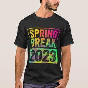 Colourful Spring Break 2023 Style Matching Group T-Shirt