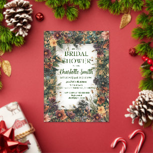 Colourful Spring Flower Wildflower Botanical Flowe Acrylic Invitations
