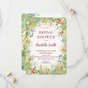 Colourful Spring Flower Wildflower Botanical Flowe Save The Date
