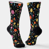 Colourful Spring Flowers Pattern