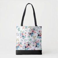 Colourful spring flowers Pattern