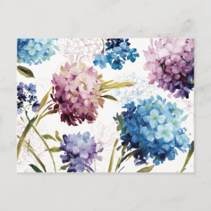 Colourful Spring Flowers Postcard