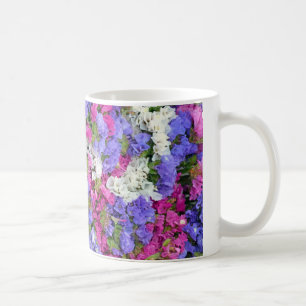 Colourful spring flowers print coffee mug