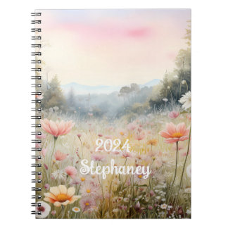 Colourful Spring Meadow Notebook