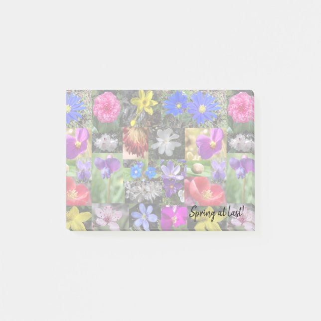 colourful spring - notes pad (Front)