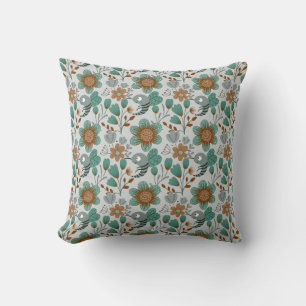 Colourful Spring Pattern Cushion