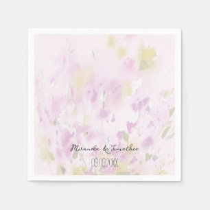 Colourful Spring Summer Floral Boho Garden Napkin