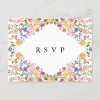 Colourful Spring Wildflower Meadow Garden RSVP