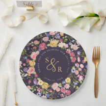 Colourful Spring Wildflower Meadow Garden Wedding