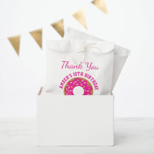 Colourful sprinkled doughnut Birthday party favour Favour Bag