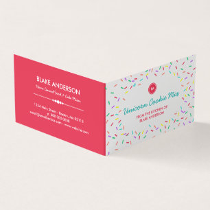 Colourful Sprinkles Homemade Cookie Mix Business Card