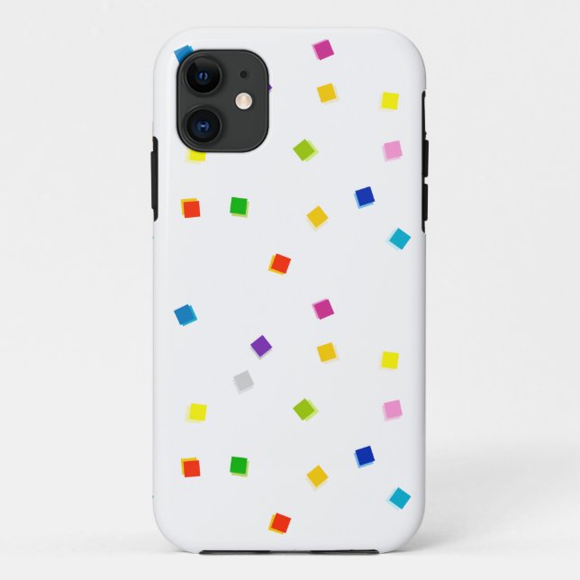 Colourful Square Confetti iPhone 5/5S Case (Back)