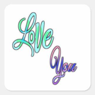 Colourful square sticker. square sticker